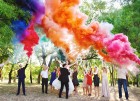 Цветной дым для свадьбы в Ессентуках